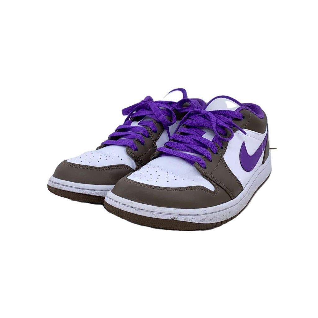 Nike รองเท้าผ้าใบ Air Jordan Low 1 2 7 cut สีน้ําตาล ส่งตรงจากญี่ปุ่น มือสอง
