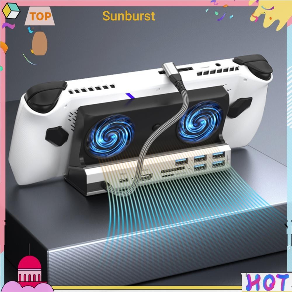 ฮับคอนโซล 4K 60Hz Type C USB 3.0 2.0 PD 100W สําหรับ ROG Ally Game [Sunburst11.th]