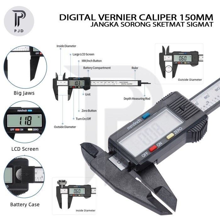Sketmat Sigmat Digital Vernier Caliper / Caliper 150mm