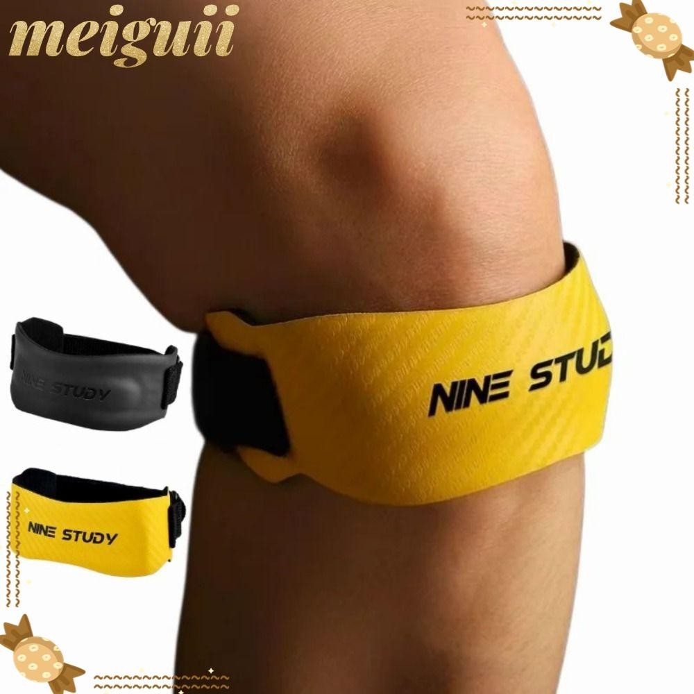 Meiguii สะบ้าเข่า สายรัดเข่า ดูดซับแรงกระแทก ปรับได้ คุณภาพ ระบายอากาศ ยืดหยุ่น เอ็น โคลง บาสเก็ตบอล