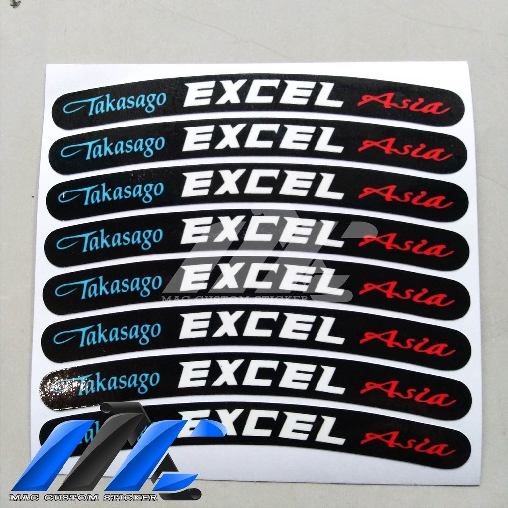 JDM Project- สติ๊กเกอร์ RIM - TAKASAGO EXCEL ASIA
