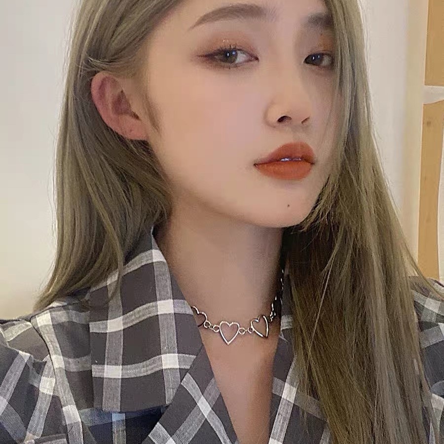 💗ส่งไวใน 4 ชั่วโมง💗สร้อยคอแฟชั่นสายโซ่หัวใจ สไตล์เกาหลี Y2K 💫เครื่องประดับวัยรุ่น สายฝอ-สายเกา แมตช์ได้ทุกลุค - รูปที่ 2