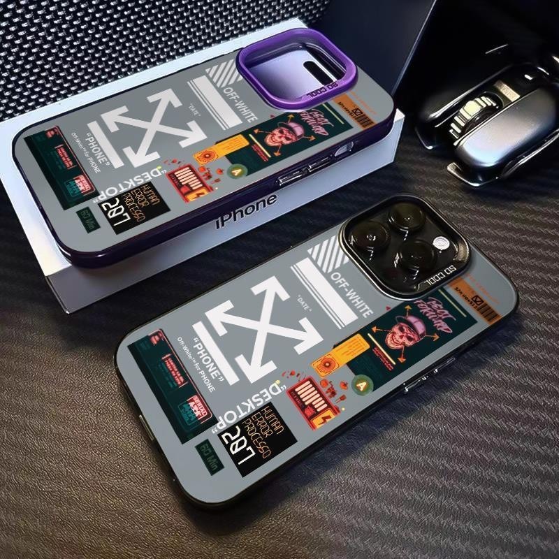 เคสโทรศัพท์ตัวตลกสีตัดกันสําหรับ iPhone 15/16promax 14promax 13 Simple 12/11Promax เคสป้องกันการตกแบบรวมทุกอย่าง