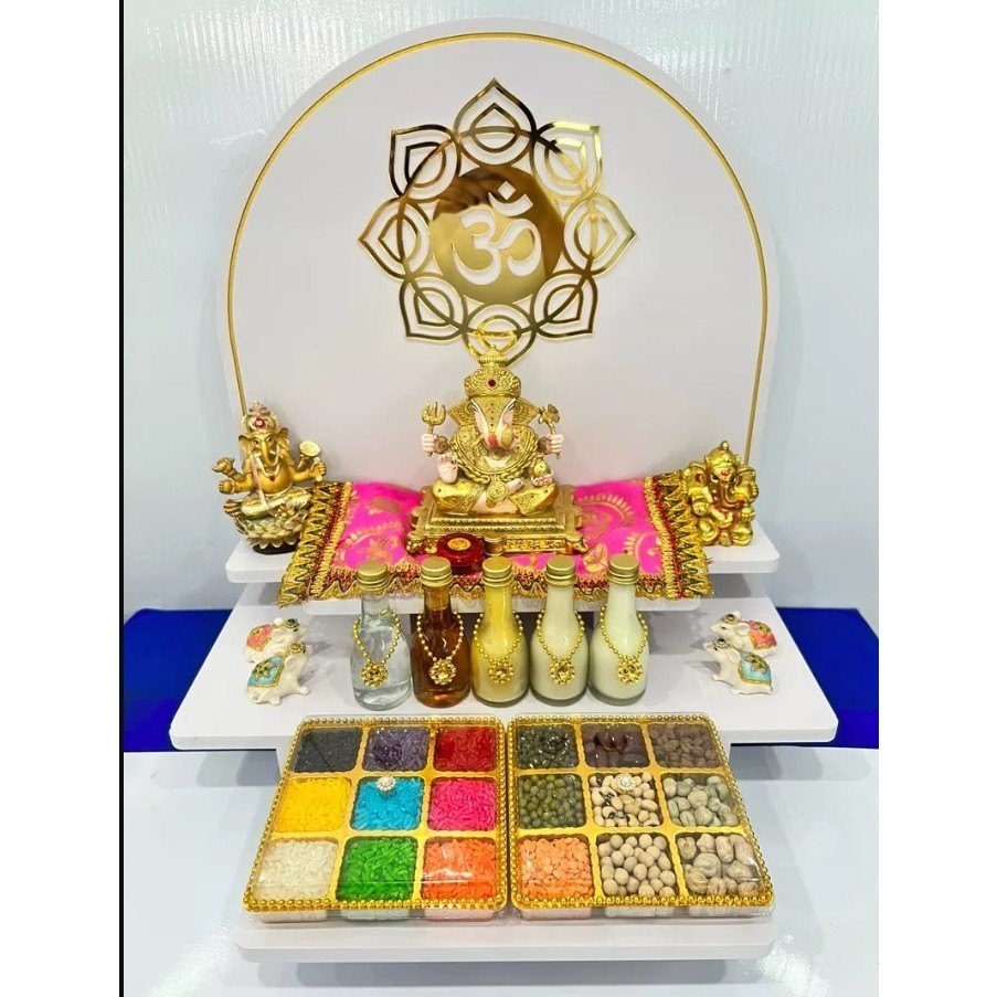 โต๊ะหมู่บูชามินิมอล หิ้งพระ มีหลายหลาย 3 ขนาด ตั้งได้ ติดผนังได้ มีถาดสไลด์ bigplus01-ac