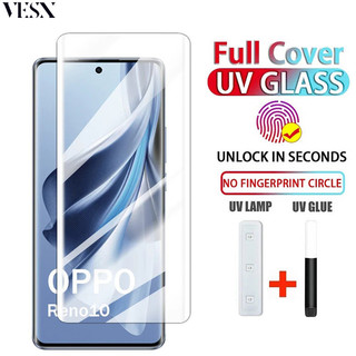 ฟิล์มกระจก UV สำหรับ OPPO Reno 13 12 11 10 9 8T 6 5 Pro+ Plus 4G 5G 2024