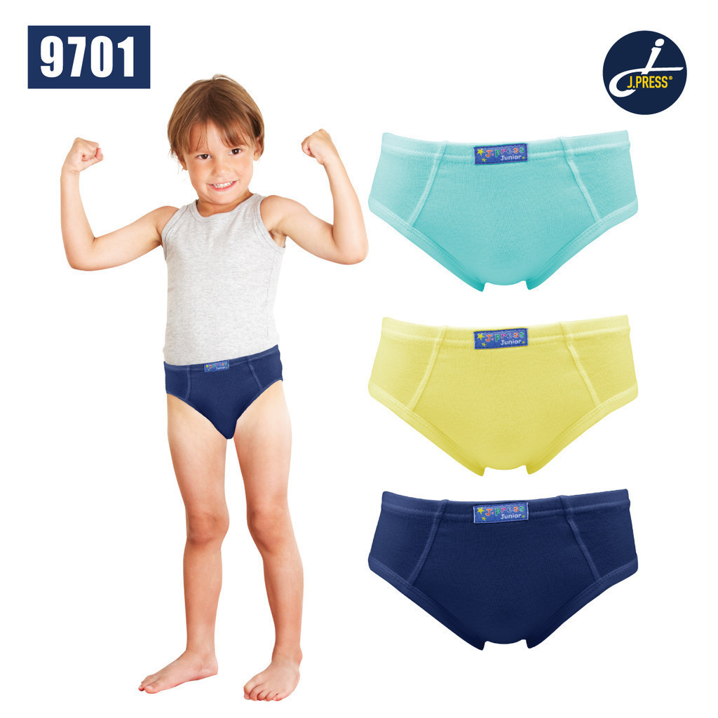 J.PRESS JUNIOR BRIEF กางเกงในเด็กชาย รุ่น 9701 (3 ตัว/แพค)