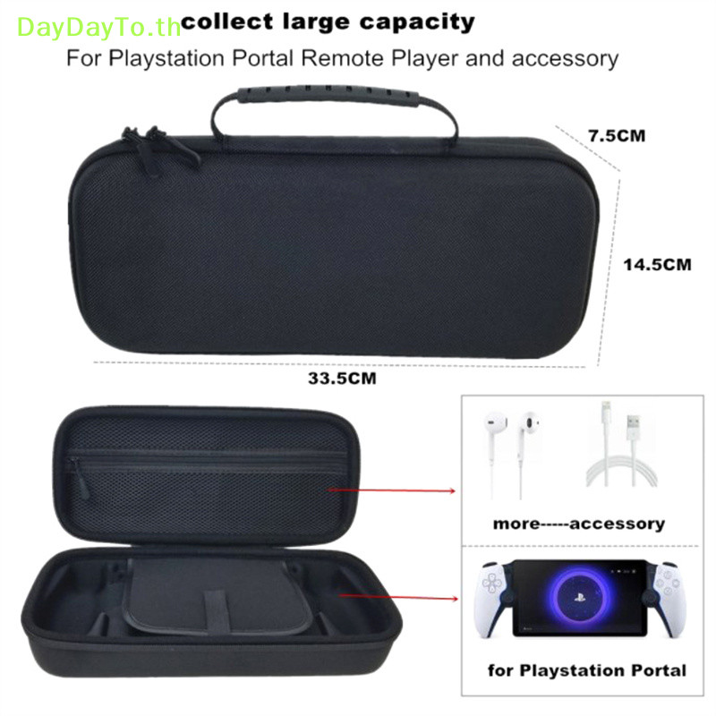 Daydayto กระเป๋าเคส EVA แบบแข็ง พกพาง่าย สําหรับ PS Portal PlayStation 5 Portal