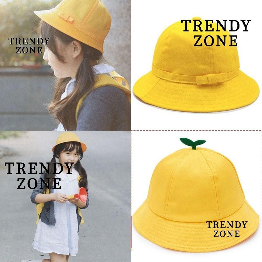 Trendyzone หมวกบักเก็ต ผ้าฝ้าย กันแดด 8 แบบ คุณภาพสูง เหมาะกับฤดูร้อน สําหรับเด็ก