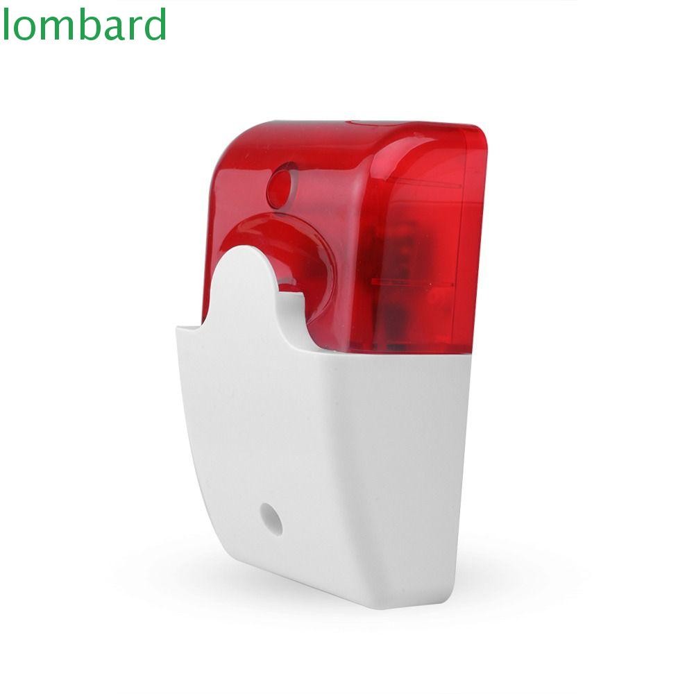 Lombard ไซเรนแฟลชแบบมีสาย,ไฟกระพริบ 12V /220V สัญญาณเตือนเสียง,ทนทาน Lndicator Light 120dB Voice Burglar Alarm System เสียงลวดไซเรน Buzzer