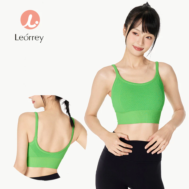 Leorrey เสื้อชั้นในออกกำลังกายไร้รอยตะเข็บ