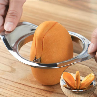 Frutas Corer Manga Slicer Descascador De Aço Faca Ferramenta Corte Cortador Cozinha Do Agregado Familiar