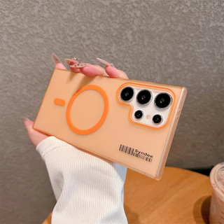 เคส แม่เหล็ก ชาร์ได้ สําหรับ Samsung A07 A17 A55 A06 A16 A36 A26 A56 S25 S24 Ultra S23 Plus FE s25fe S25ultra เคสผิวด้าน