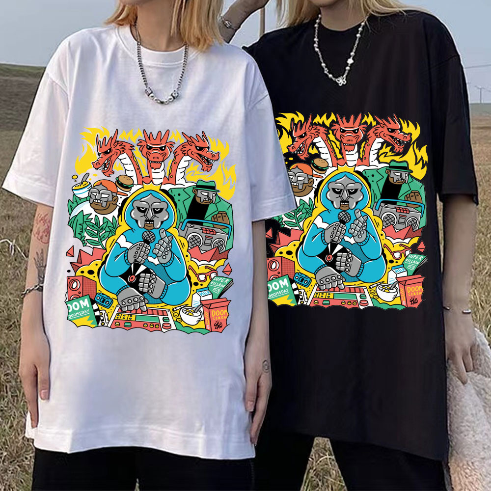 Madlib Doom Tshirt Madvillain Mf Doom Anime Men Pure Tshirt cotton