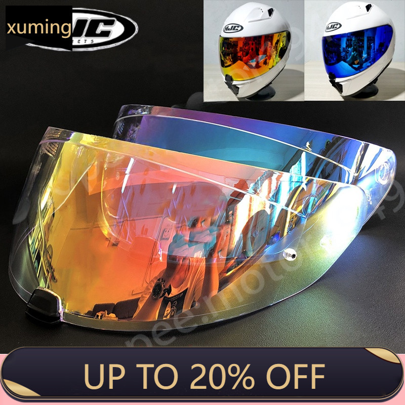 Xm HJC I70 หมวกกันน็อค Iridium Visor เลนส์ Fit สําหรับ HJC I70 & I10 Visor เลนส์ Revo เลนส์สําหรับรถ