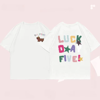 (จัดส่งภายใน 24 ชั่วโมง)BOOM Shopee 🐶 เสื้อยืด oversize ลายการ์ตูนหมาน่ารักพร้อมตัวอักษรสำหรับผู้หญิง คอตตอนแท้ S-XXXL
