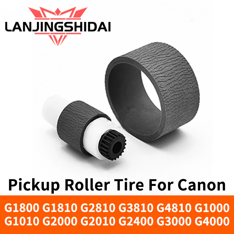 PickUp ลูกกลิ้งยางสําหรับ Canon G1800 G1810 G2810 G3810 G4810 G1000 G1010 G2000 G2010 G2400 G3000 G4000 ยาง QM3-4014-010 QM3-4014-000