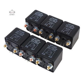 {maybest} รีเลย์สตาร์ท 200A 100A 12V/24V Power Automotive Heavy Current Start Relay {TH}