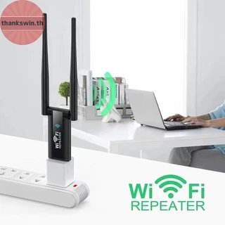Thankswin 300Mbps 2.4G USB Wireless WiFi Repeater Extender Router WiFi สัญญาณ Booster ยาว Wi-Fi Repeater Access Point th