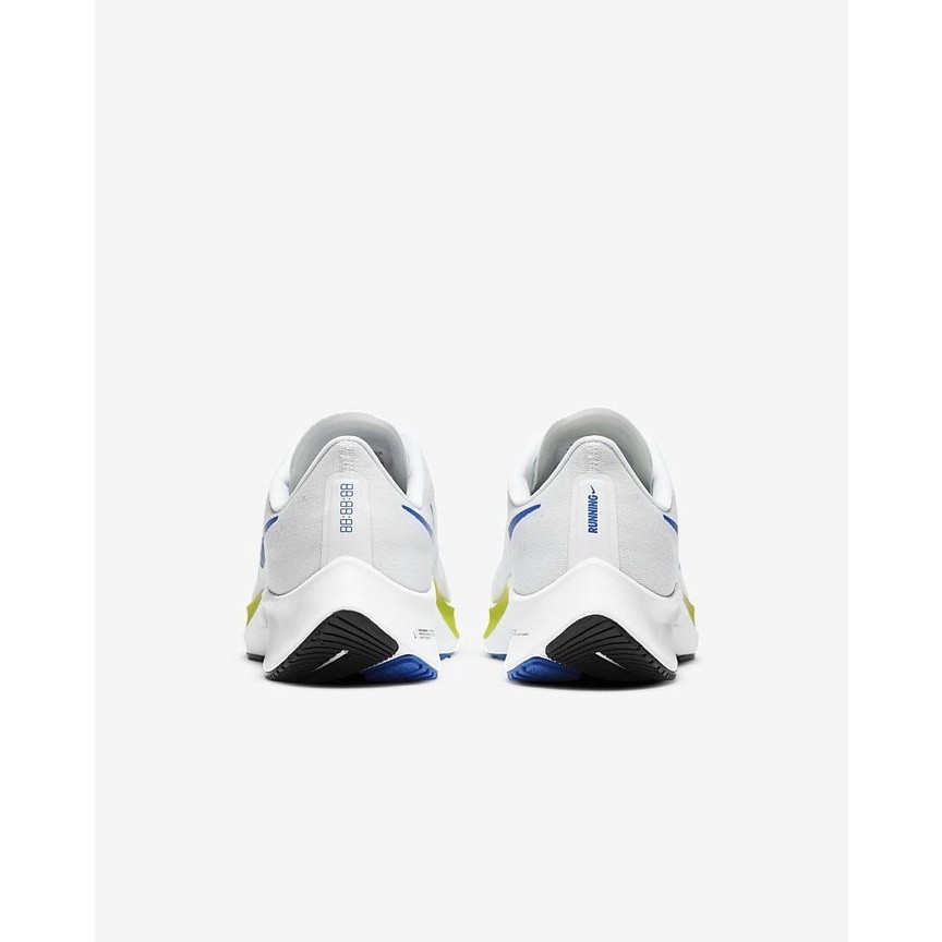 ♞แท้  Nike Air Zoom Pegasus 37  วิ่งระบายอากาศ สีขาว เหลือง รองเท้า true
