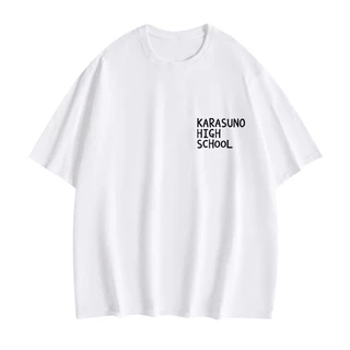 Haikyuu อะนิเมะเสื้อผ้าชาย Karasuno high school uniform เสื้อยืดอะนิเมะแขนสั้น Kageyama เสื้อยืด