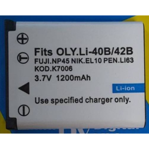 แบตกล้อง NIKON EN-EL10/FNP-45/LI-40B/CNP80  สำหรับ COOLPIX S60, S80, S200, S202, S203, S210, S220