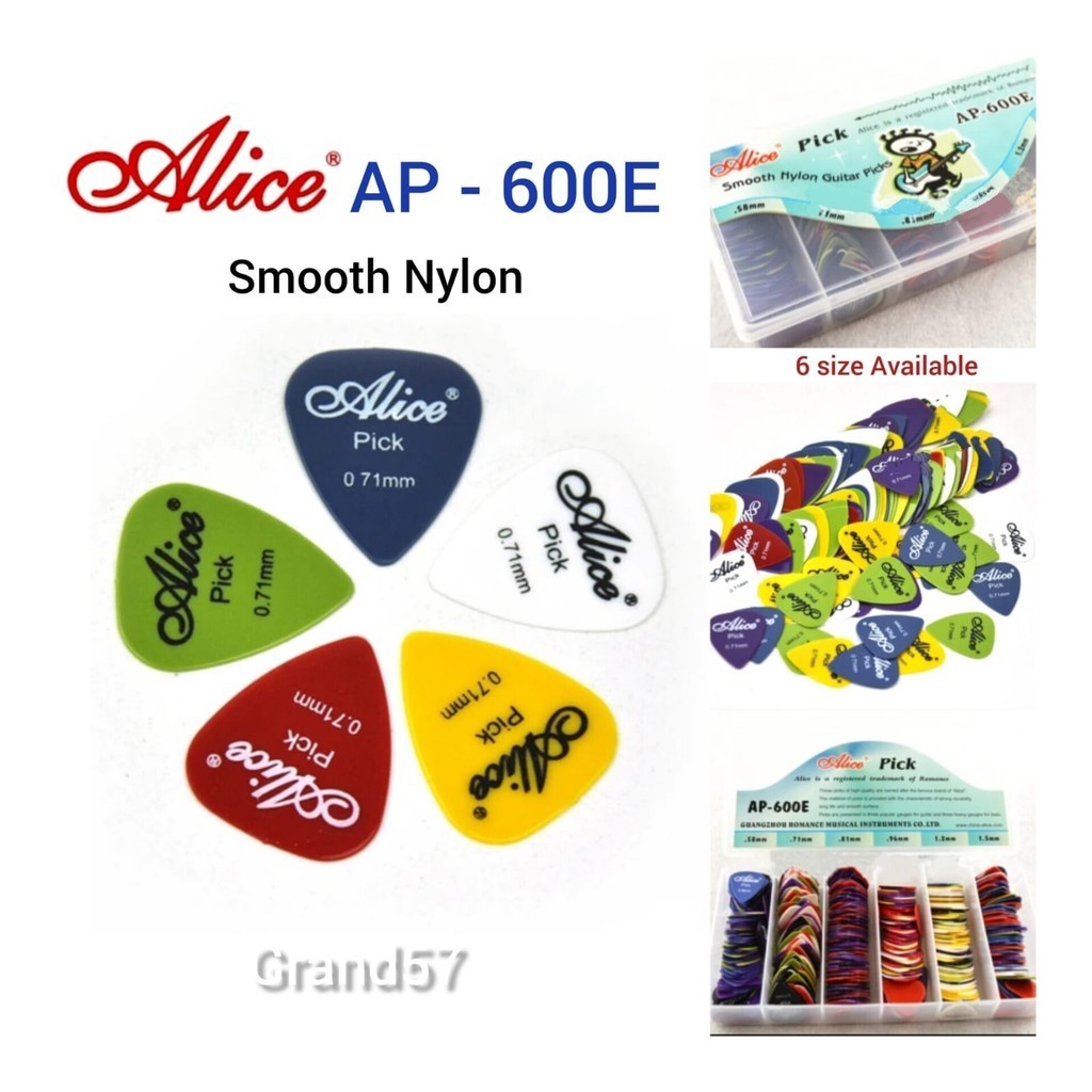 Alice Guitar Pick Classic Acoustic Electric Nylon Pick Ap-600E