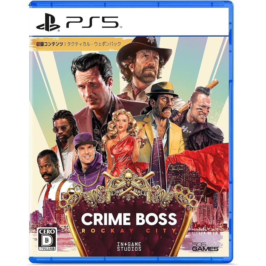 แผ่นเกม💿 Ps5 Crime Boss : Rockay City | แท้มือ1 🆕 | Zone2 ญี่ปุ่น 🇯🇵 (เปลี่ยนภาษา Engได้) | Playstation 5 🎮