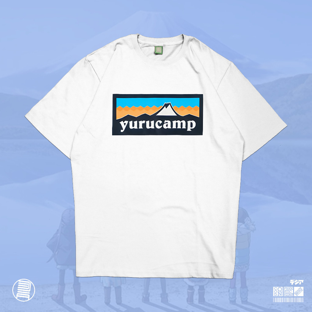 เสื้อยืดแขนสั้นคอกลมYuru Camp Fuji Shima Rin Nadeshiko Chiaki Ena Aoi T-Shirt Anime Manga Shirt T-Sh