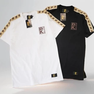 PK T-Shirt เสื้อยืดคอกลมแขนสั้น เทปแขน PK22 ผู้ชาย Man