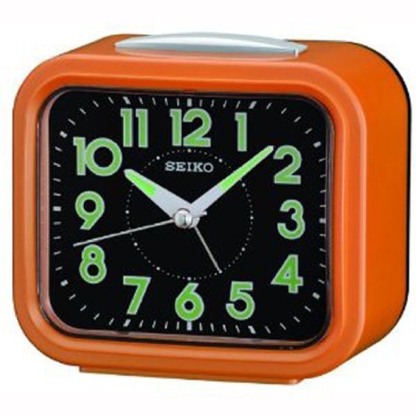 นาฬิกาดิจิทัล SEIKO นาฬิกาปลุก QHK023E - orange