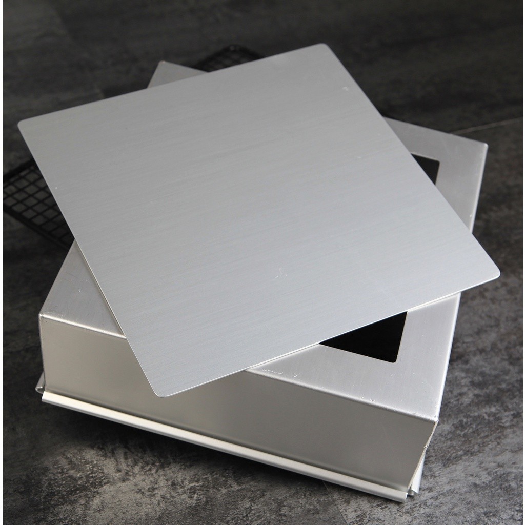 พิมพ์เค้กสี่เหลี่ยมถอดก้น มีหลายขนาดให้เลือก 4, 5, 6, 7, 8 นิ้ว ถาดอบขนม พิมพ์เค้ก พิมพ์เค้กถอดก้น พิมพ์อบเค้กสี่เหลี่ยม - รูปที่ 2