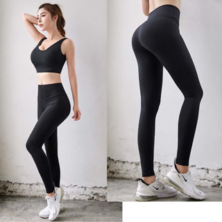 กางเกงเลกกิ้งออกกำลังกาย กางเกงโยคะ เอวสูง แบบรัดรูป ยกสะโพก…