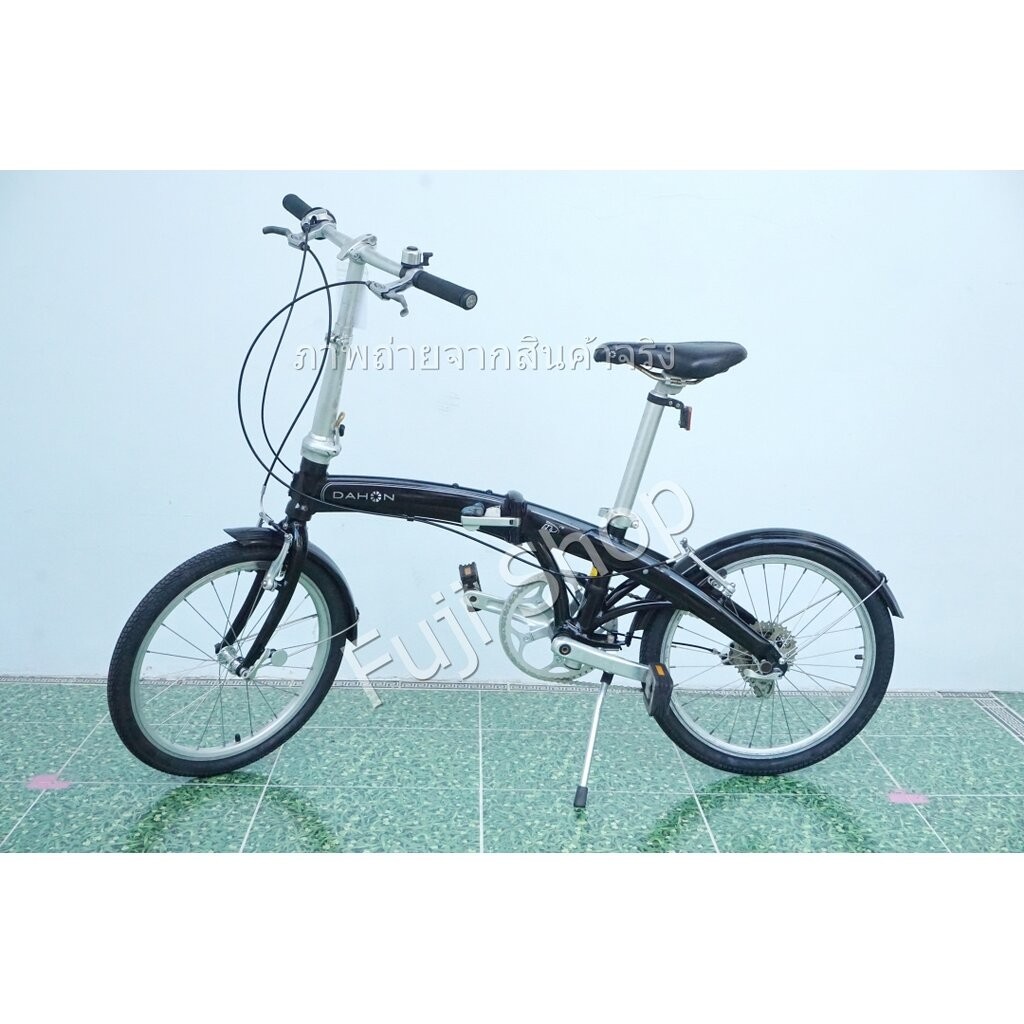 จักรยานพับได้ญี่ปุ่น - ล้อ 20 นิ้ว - มีเกียร์ - อลูมิเนียม - Dahon MU P8 - สีดำ [จักรยานมือสอง]