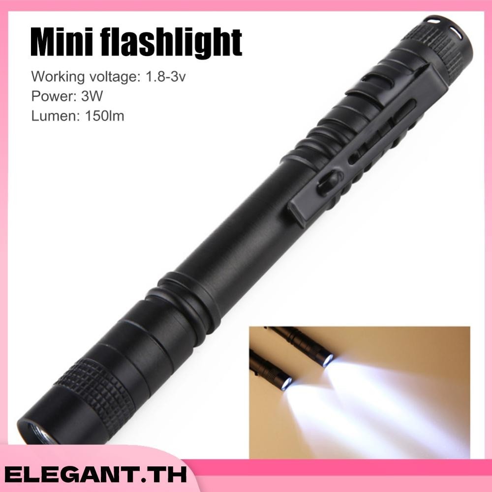 ปากกาไฟฉาย XPE R3 ขนาดเล็ก กันน้ํา มีคลิปหนีบ มีไฟ LED สําหรับกลางแจ้ง