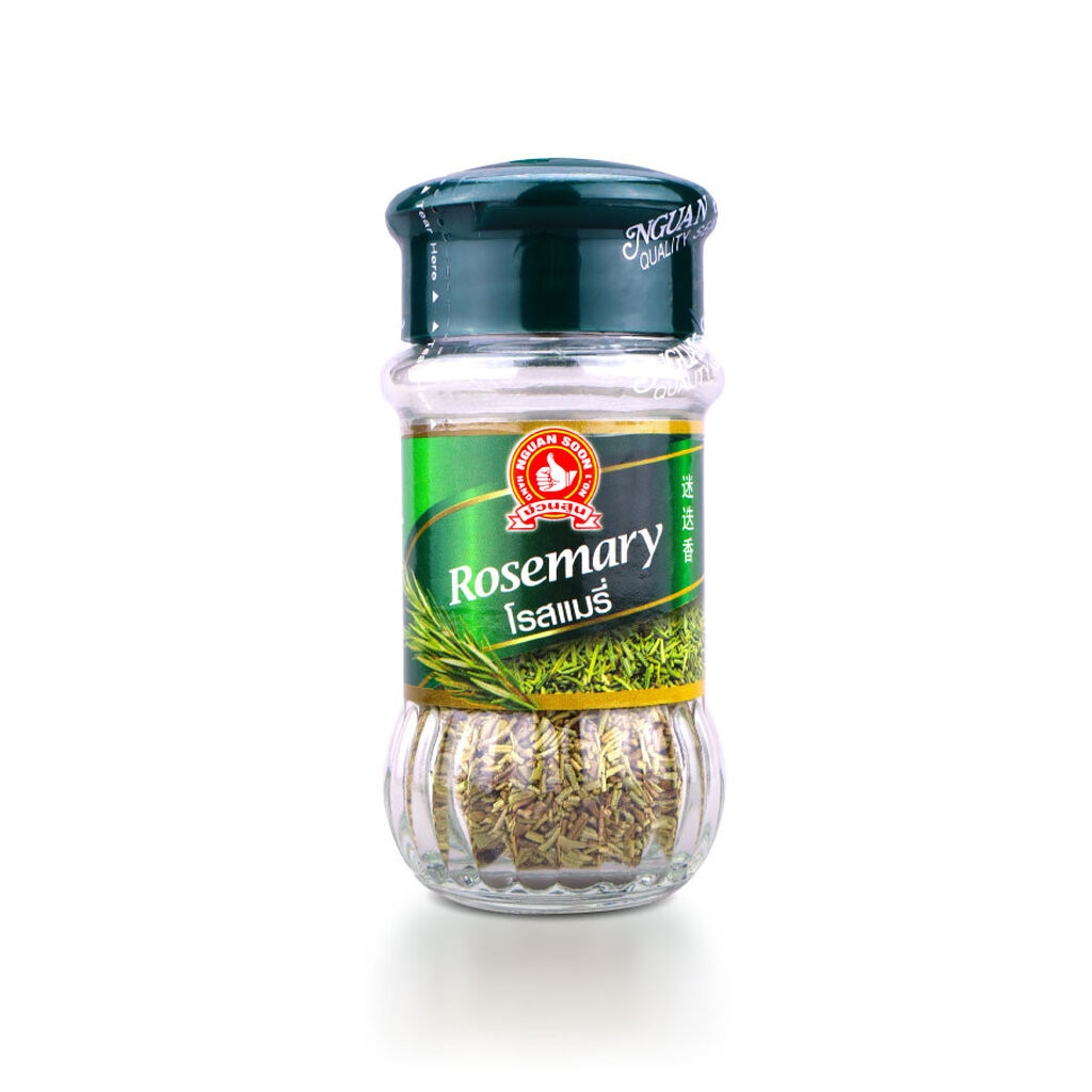 โรสแมรี่ขวดแก้ว ตรามือ NO. 1 Hand Brand Dried Rosemary 23 g. (08-0146)