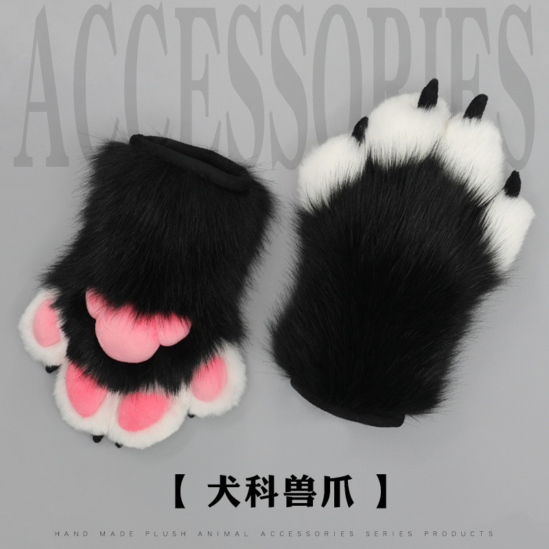 ตุ๊กตาขนยาว fursuit กรงเล็บ fursuit อินเทอร์เน็ตคนดังประสิทธิภาพ cos การ์ตูนแสดงอุปกรณ์ประกอบฉากถุง