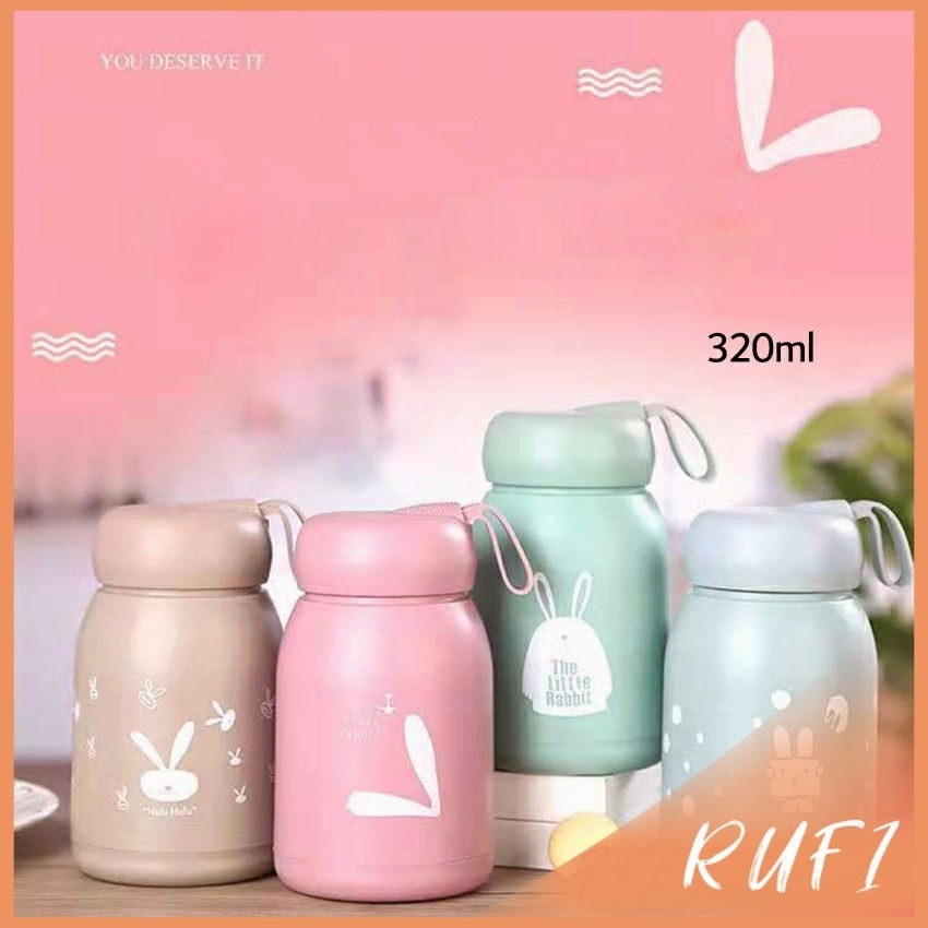 RUFI แก้วน้ำ  ขวดแก้วกันความร้อน ขวดเก็บอุณหภูมิ  ราคาถูก glass cup