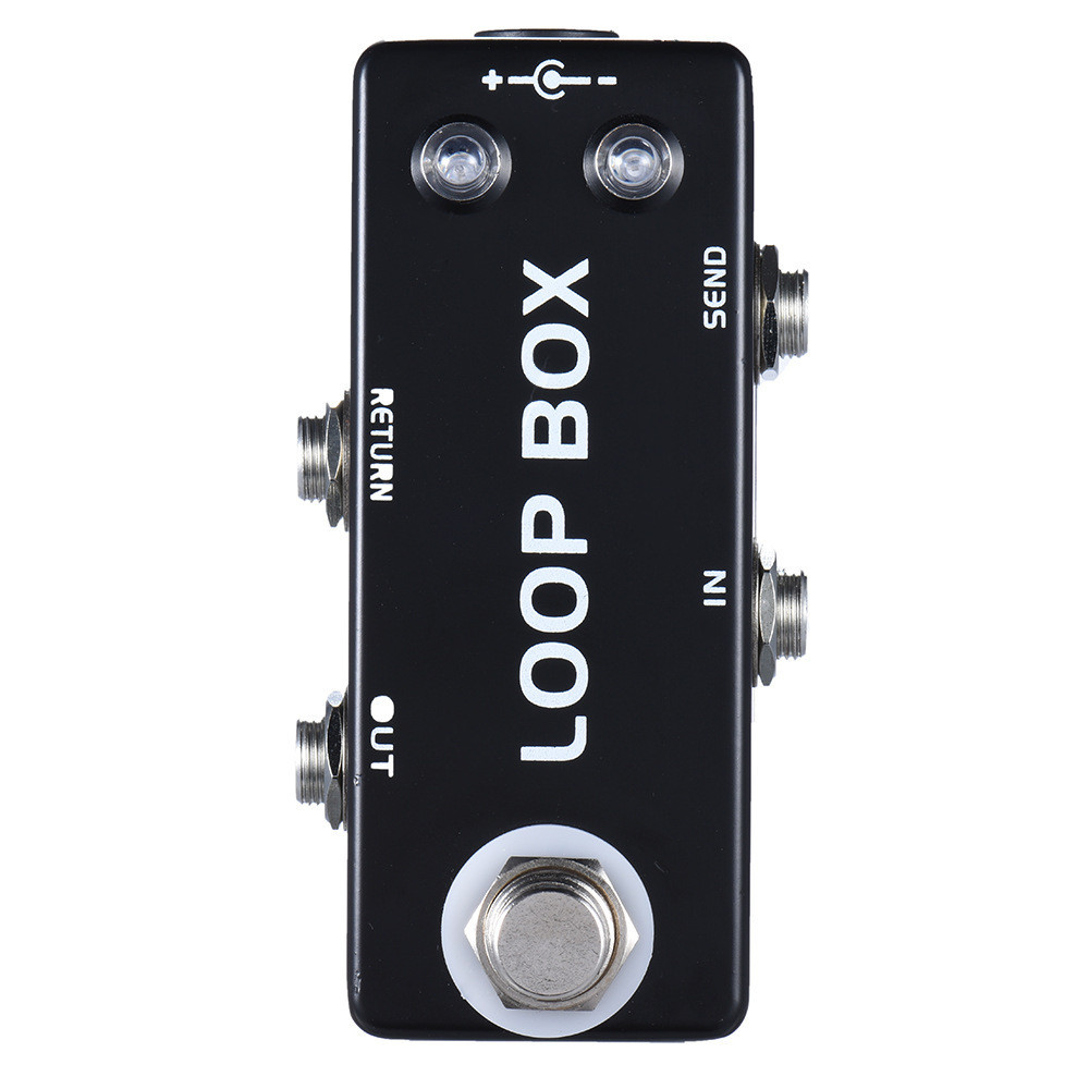 กล่องห่วง เอฟเฟกต์กีตาร์ Pedal Switcher Channel Selection True Bypass อะไหล่กีตาร์ Switcher Channel 
