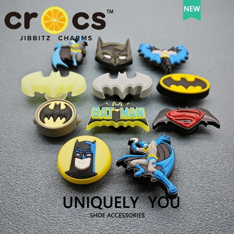 jibbitz crocs แท้ charms อุปกรณ์เสริมรองเท้า crocs Hero Batman