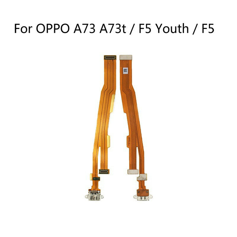 สําหรับ OPPO A73 A73t / F5 Youth / F5 พอร์ตชาร์จ USB แท่นชาร์จ เชื่อมต่อ สายเคเบิลอ่อน โมดูลบอร์ด