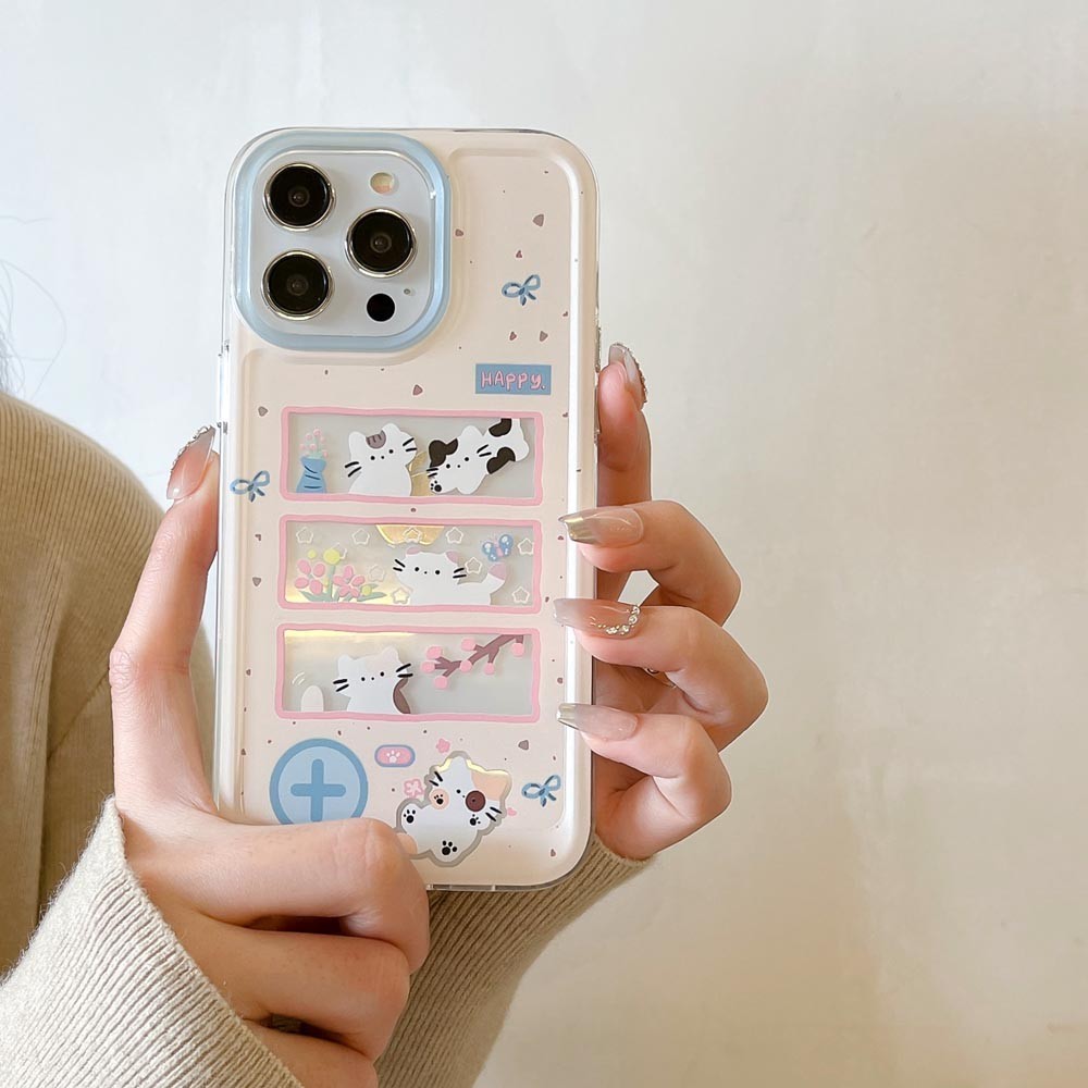 เคสโทรศัพท์มือถือแบบแข็ง ลายแมวเกมคอนโซล สําหรับ iPhone X Xs Xr Xsmax 11 11ProMax 12 12Pro 12ProMax 13 13Pro 13ProMax 14 14Pro 14Plus 14ProMax 15 15Pro 15ProMax