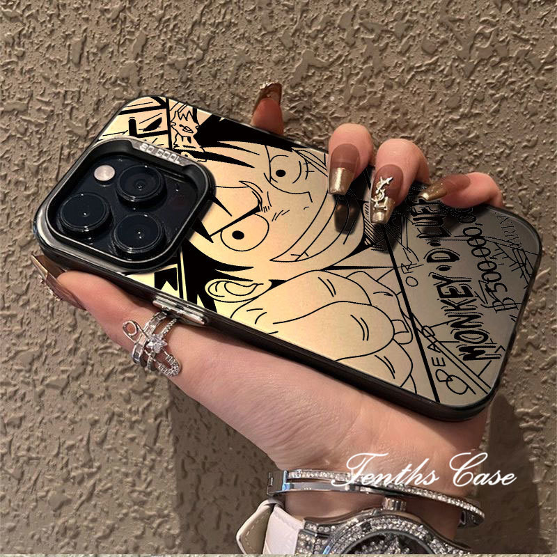 เคสโทรศัพท์มือถือแบบนิ่ม ลายวันพีซ หน้ายิ้ม สีเงิน สําหรับ OPPO A18 A15 A15s A16 A16s A17 A17k A38 A57 A58 A77 A77s A78 4G A5 A9 A32 A33 A53 2020