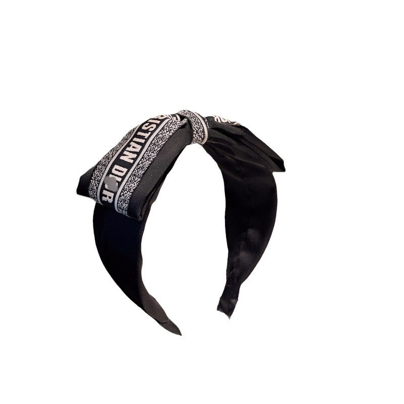 ที่คาดผมปีกกว้าง พิมพ์ลายตัวอักษร สไตล์ฝรั่งเศสย้อนยุคกิ๊บติดผม ลดอายุ จับคู่สี ภาษาอังกฤษ เครื่องประดับผม สําหรับผู้หญิง - รูปที่ 3