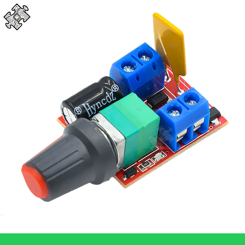 ENGLAB โมดูลปรับความเร็วมอเตอร์ PWM DC รุ่นอัพเกรด, สวิตช์ควบคุมที่ปรับได้ 12V 24V