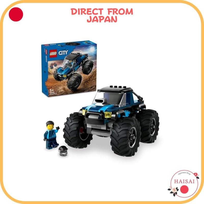 [Direct From Japan]LEGO City Blue Monster Truck Toy Toys Toys Toy Blocks Boys Girls Kids 4yrs 5yrs 6yrs 7yrs Cars Minicars 60402