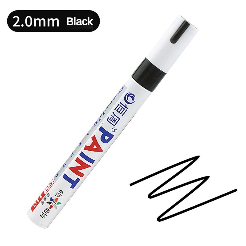 12 สีโลหะสี Pen,Waterproof Quick-drying น ้ ํามัน Marker Pen,Multifunction ยาง Pen,Tire Touch-up สีไม ่ จางหาย Marker ปากกา ราคา ถูกที่สุด ดีลบีเคเค แกลเลอรีภาพที่ 9