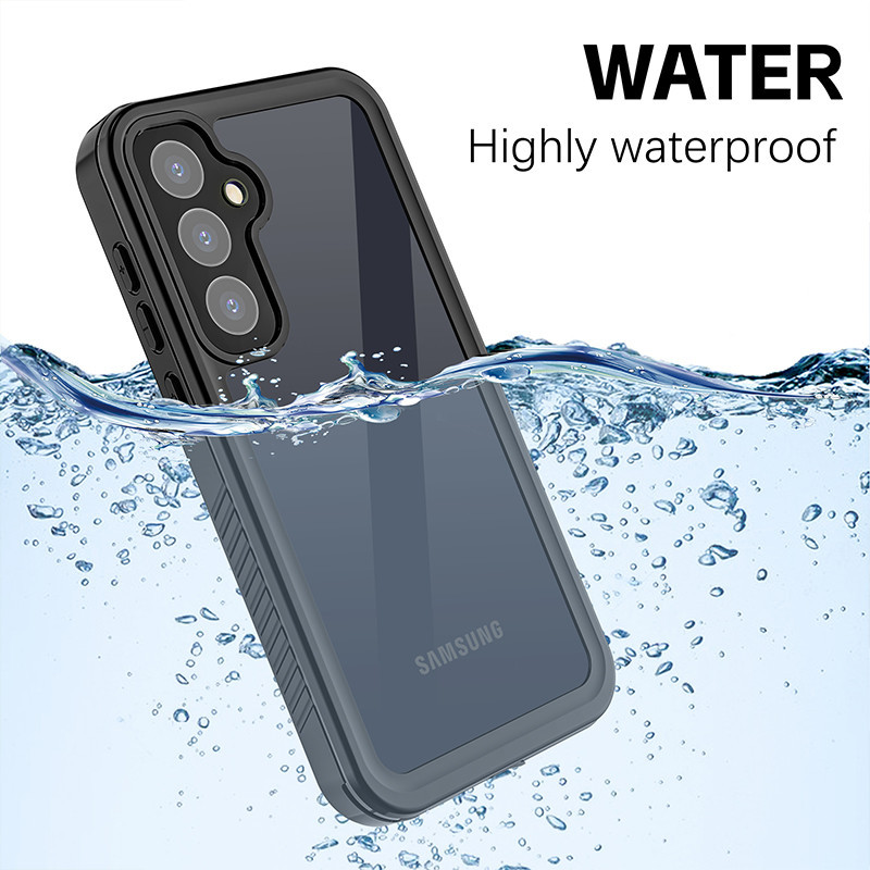 SAMSUNG จริงกันน ้ ําสําหรับSamsung Galaxy A55 5G S23 S24 Plus Ultra S20 S21 FEฝาครอบกลางแจ ้ งกันกระแทกใต ้ น ้ ําโทรศัพท ์ 360 ฝาครอบป ้ องกัน