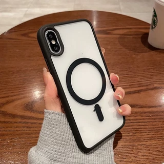 เคสโทรศัพท์มือถือแบบแข็ง ใส กันกระแทก เรียบง่าย หรูหรา สําหรับ iPhone X XR XS Max 7 8 Plus 11 12 Pro Max 13 Mini 12 Mini