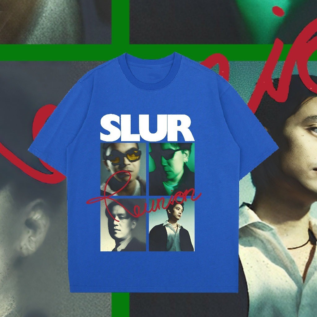 เสื้อยืด ทรงหลวม พิมพ์ลาย Slur 2024 ไซซ์ S - 5XL