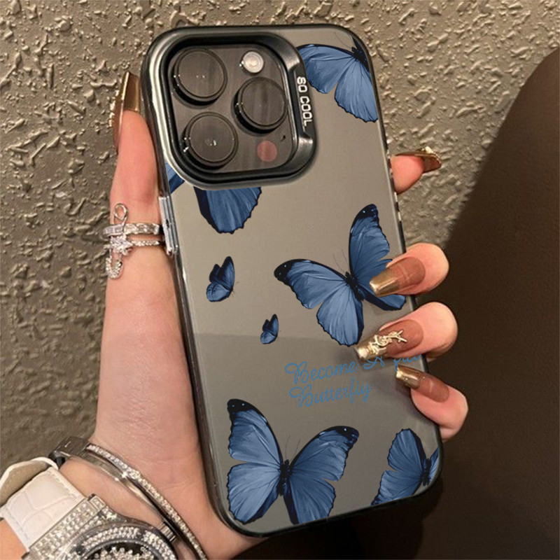 เคสโทรศัพท์มือถือแบบแข็ง กันกระแทก ลายผีเสื้อโรแมนติก สําหรับ Xiaomi Redmi Note 13 12 Turbo 11 Pro Plus 5G 10 Pro Max 12S 11S Redmi 12 4G 13C